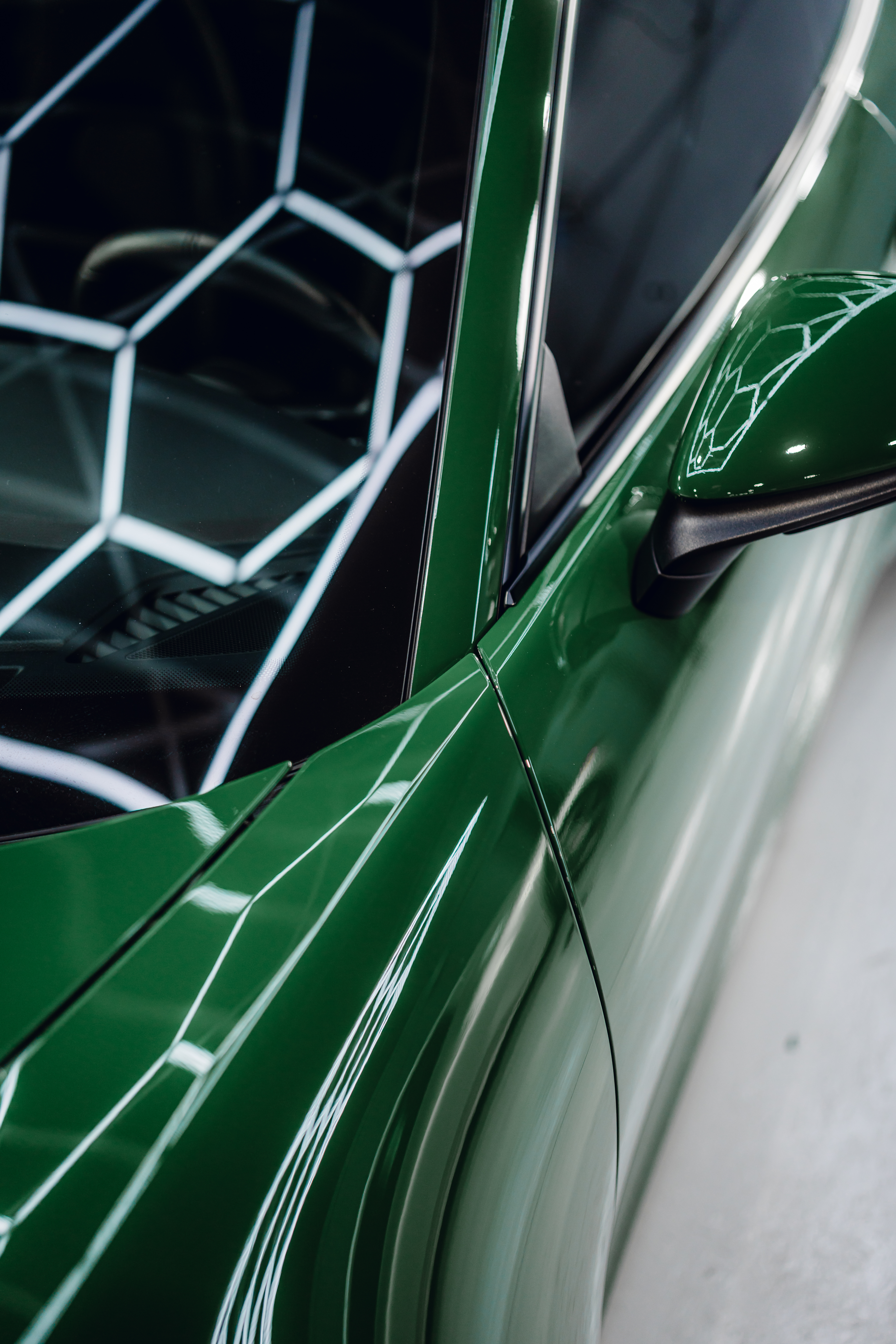 Porsche 911 Turbo S in British Racing Green PPF